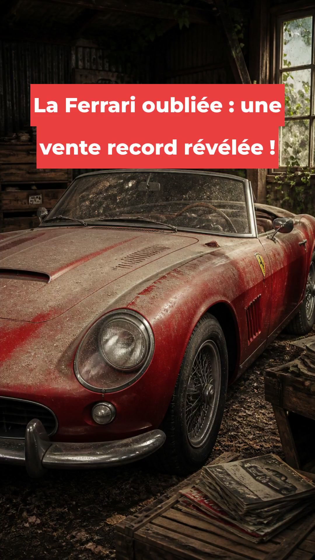 La Ferrari oubliée : une vente record révélée !