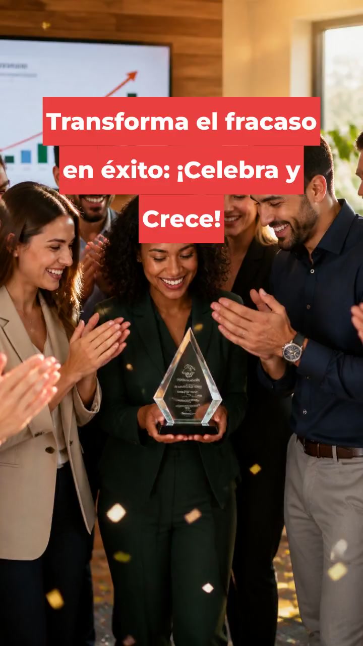 Transforma el fracaso en éxito: ¡Celebra y Crece!