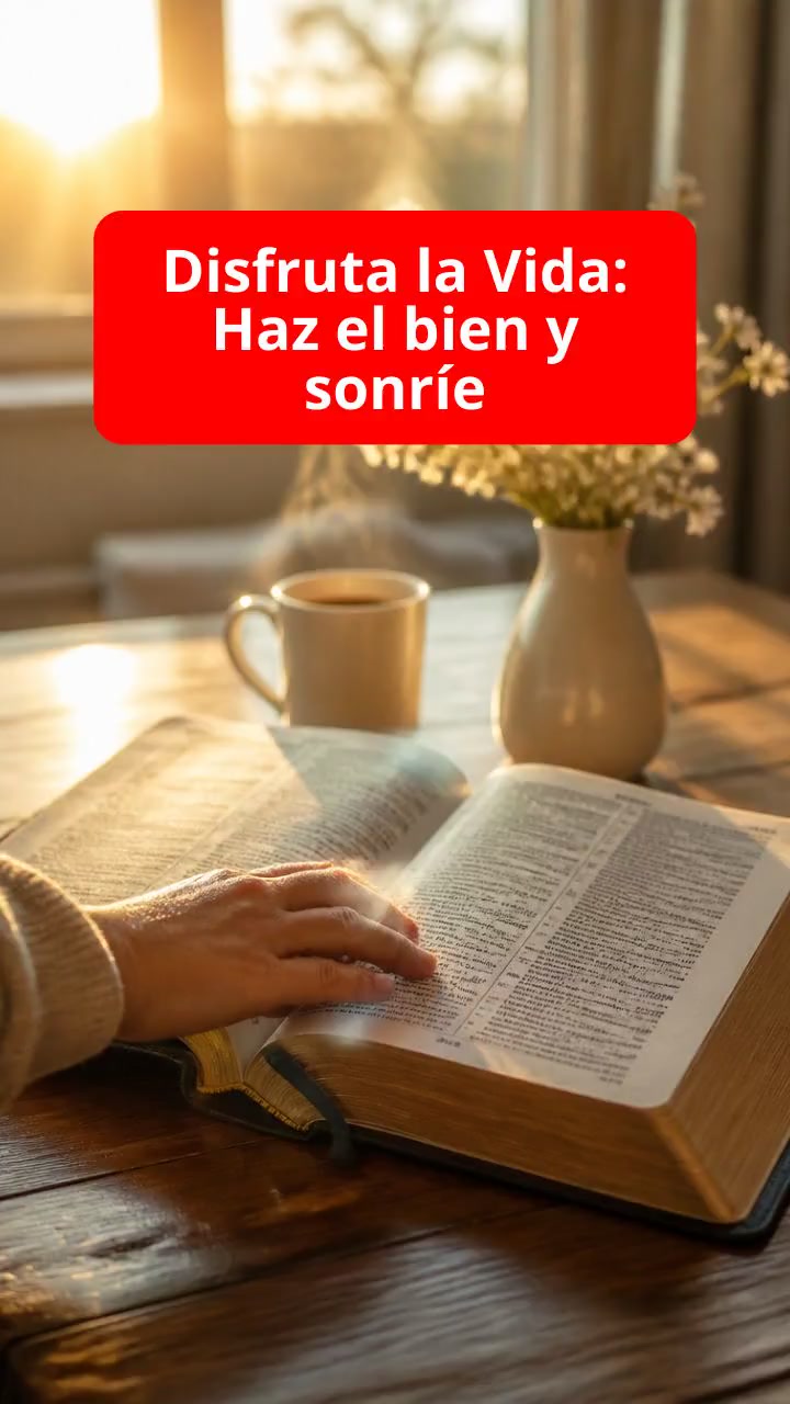 Disfruta la Vida: ¡Haz el Bien y Sonríe!