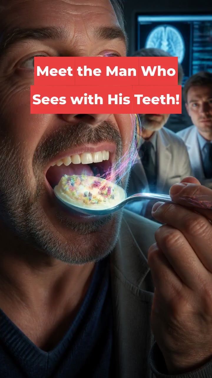 Meet the Man Who Sees with His Teeth!