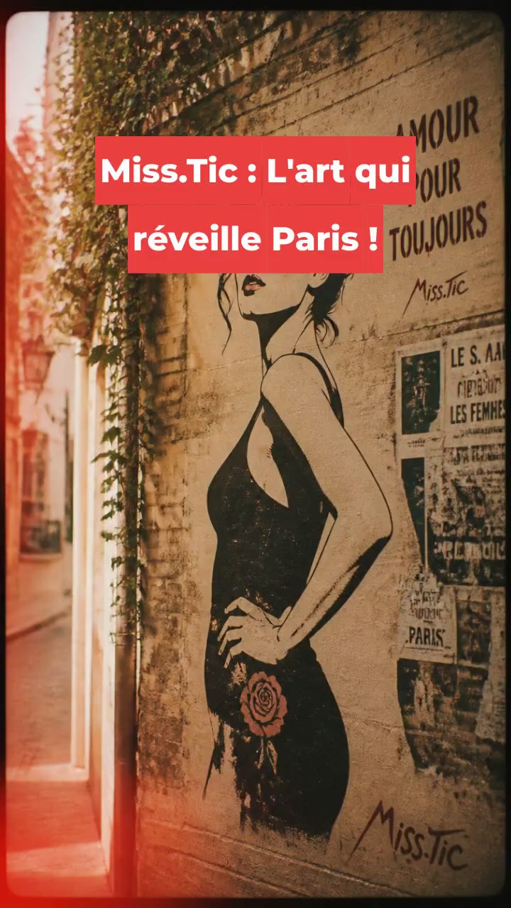 Miss.Tic : L'art qui réveille Paris !