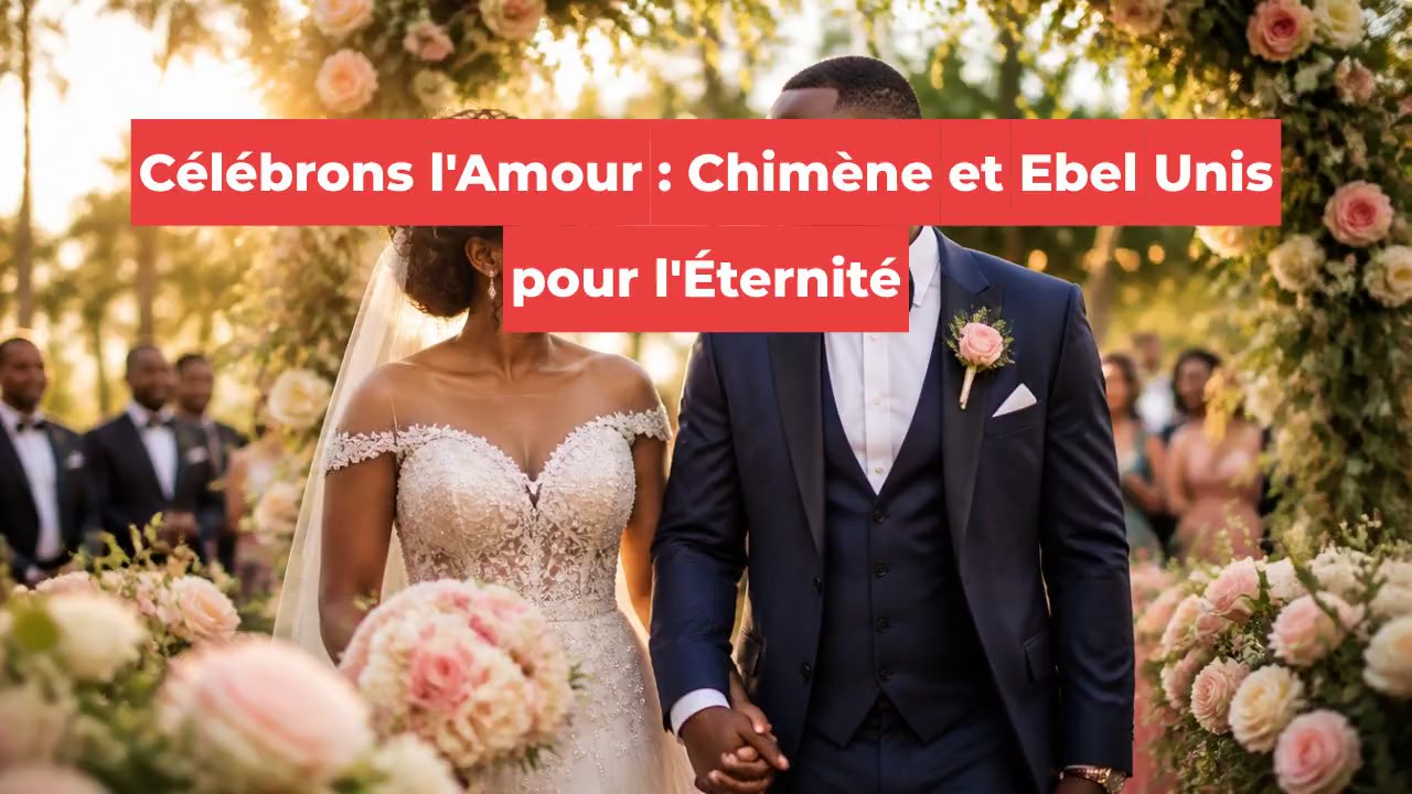 Célébrons l'Amour : Chimène et Ebel Unis pour l'Éternité