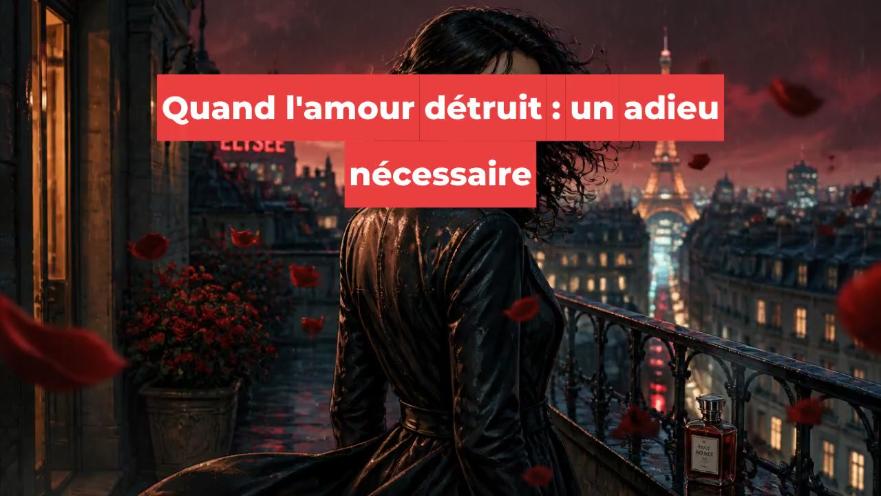 Quand l'amour détruit : un adieu nécessaire