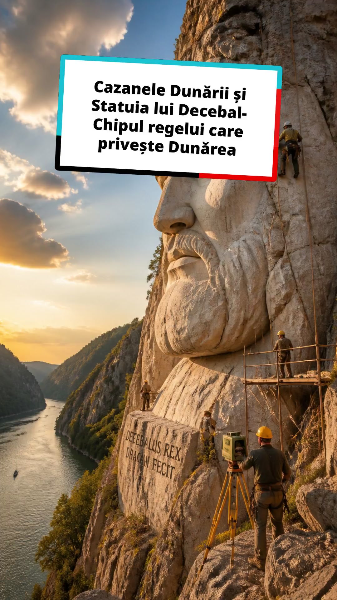 Giantul din Cazanele Dunării: O Capodoperă a Sculpturii!