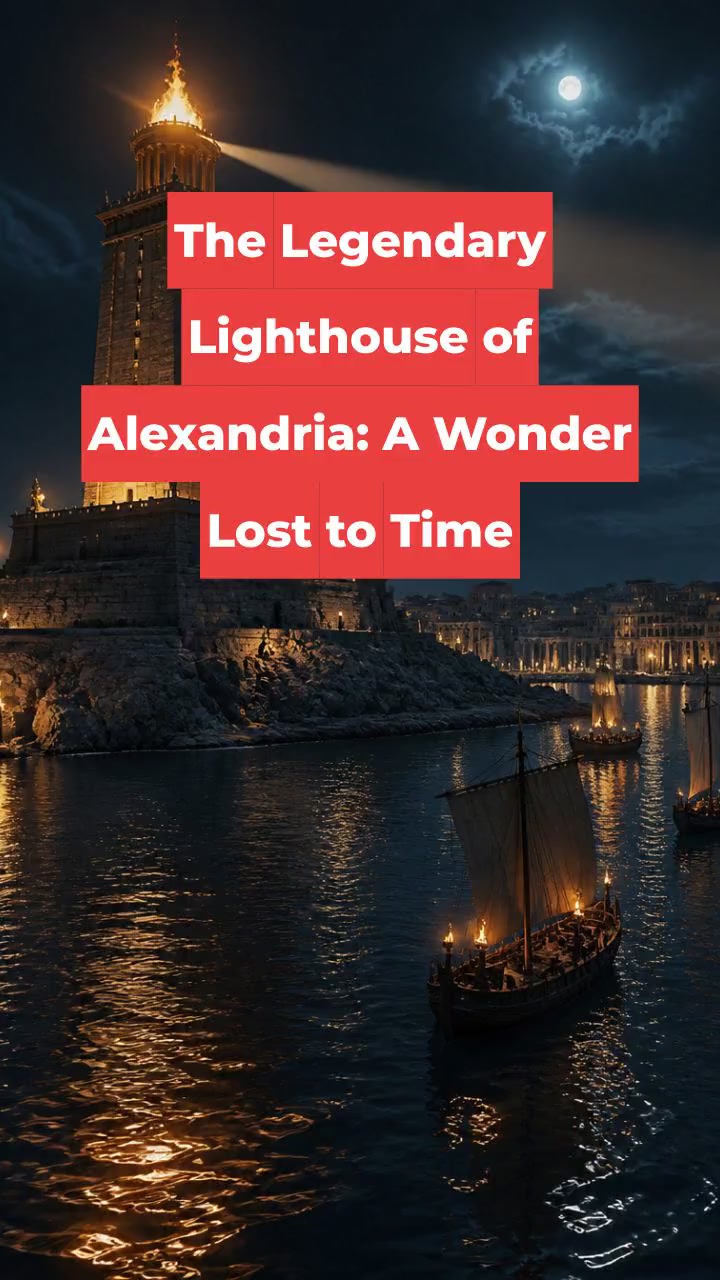 The Legendary Lighthouse of Alexandria: A Wonder Lost to Time