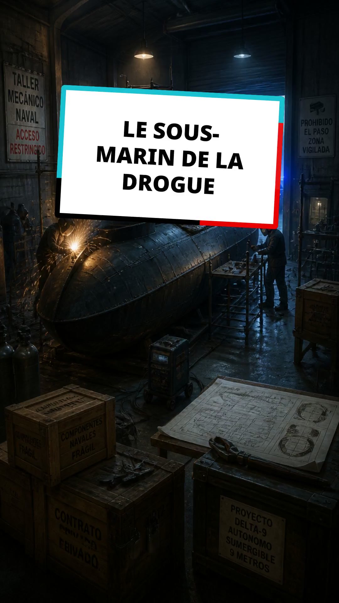 Un sous-marin secret pour le trafic de drogue !