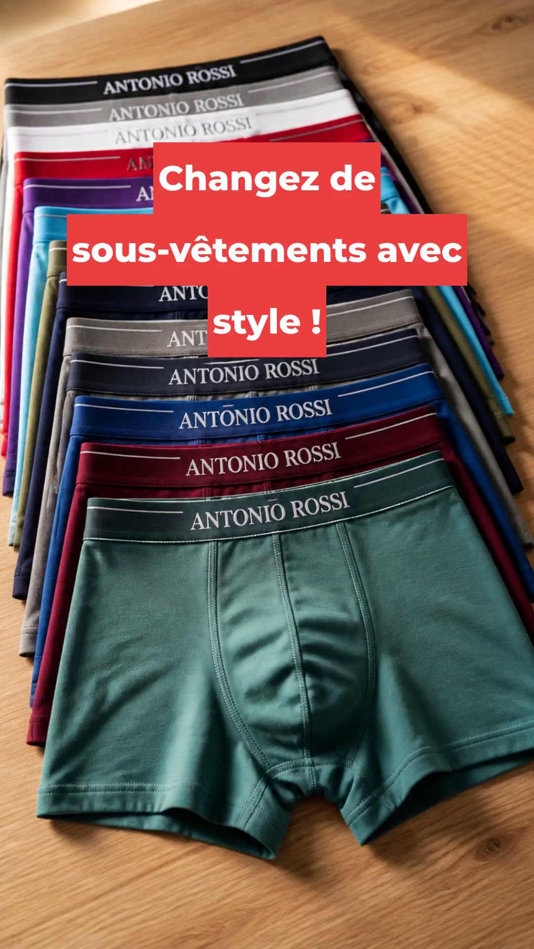 Changez de sous-vêtements avec style !