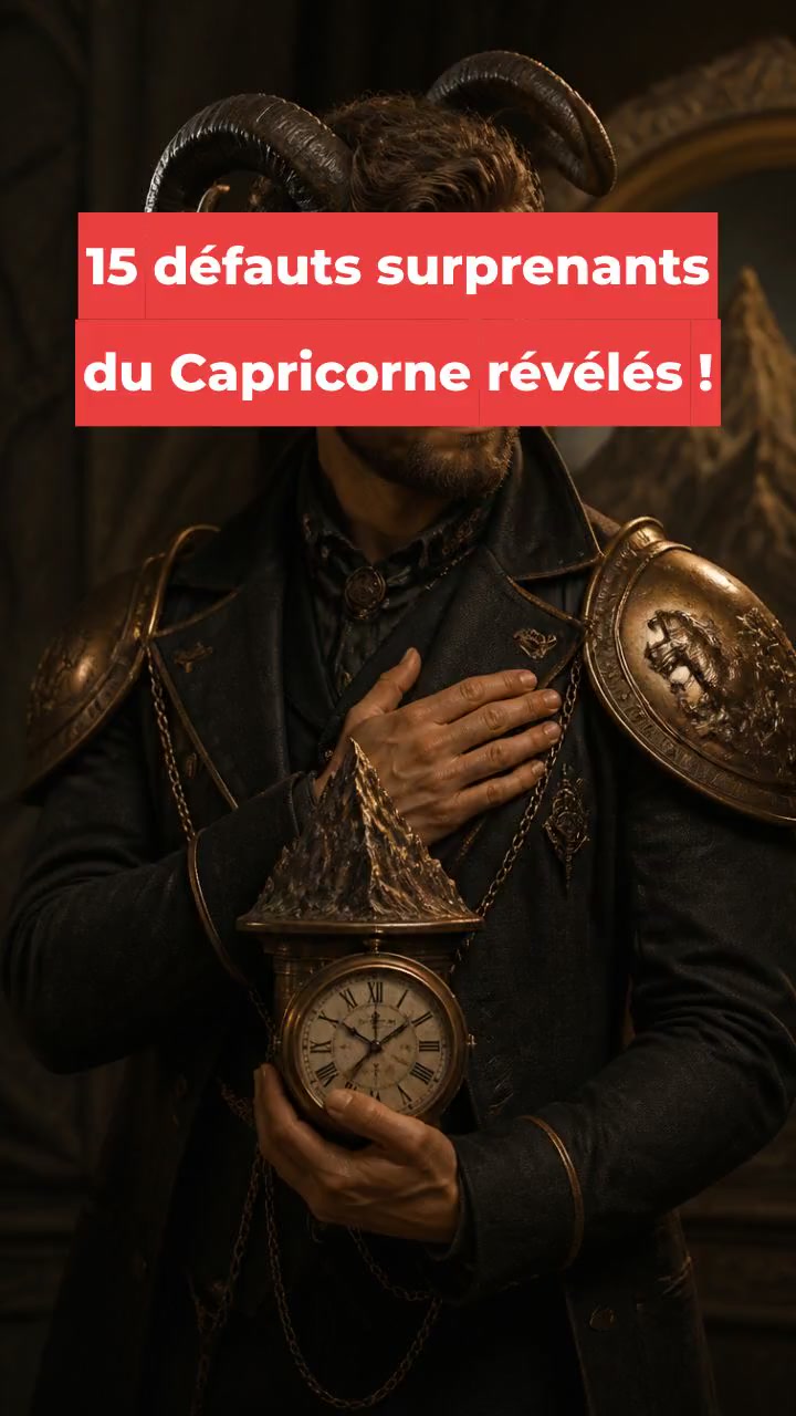 15 défauts surprenants du Capricorne révélés !