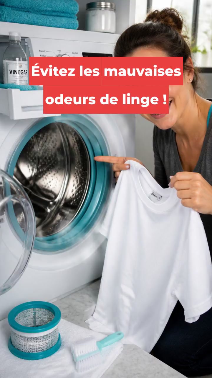 Évitez les mauvaises odeurs de linge !