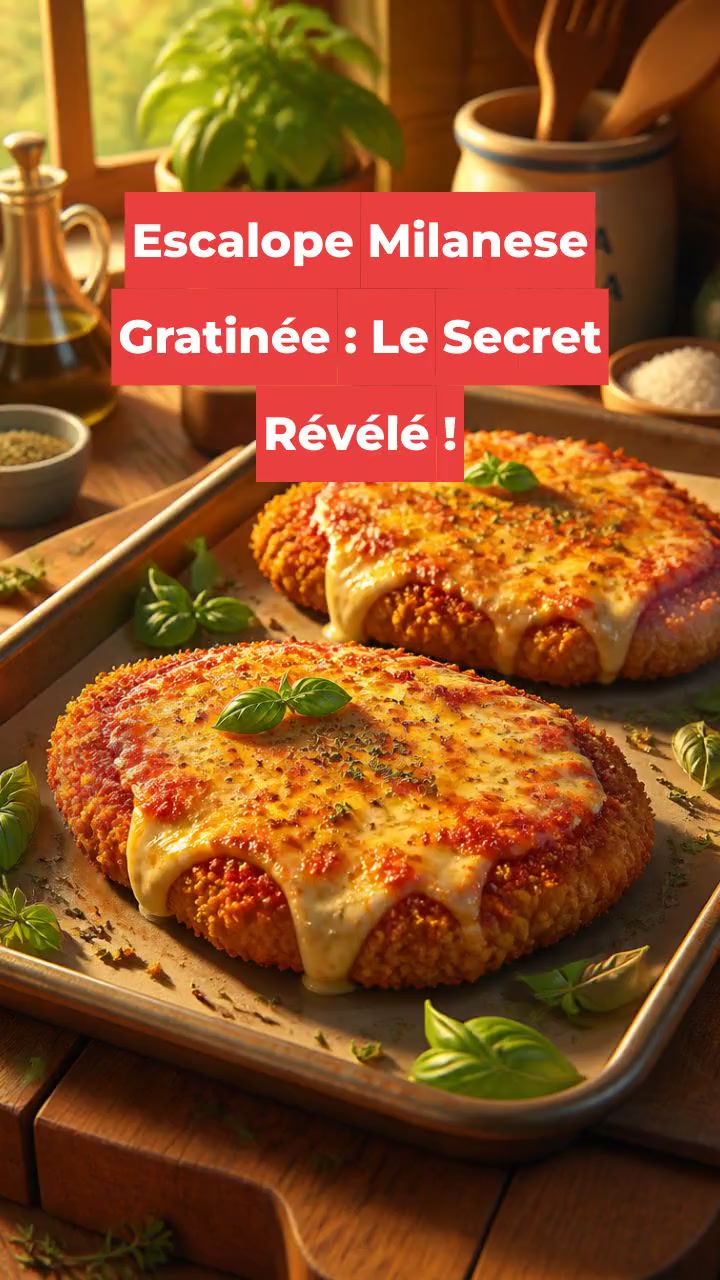 Escalope Milanese Gratinée : Le Secret Révélé !