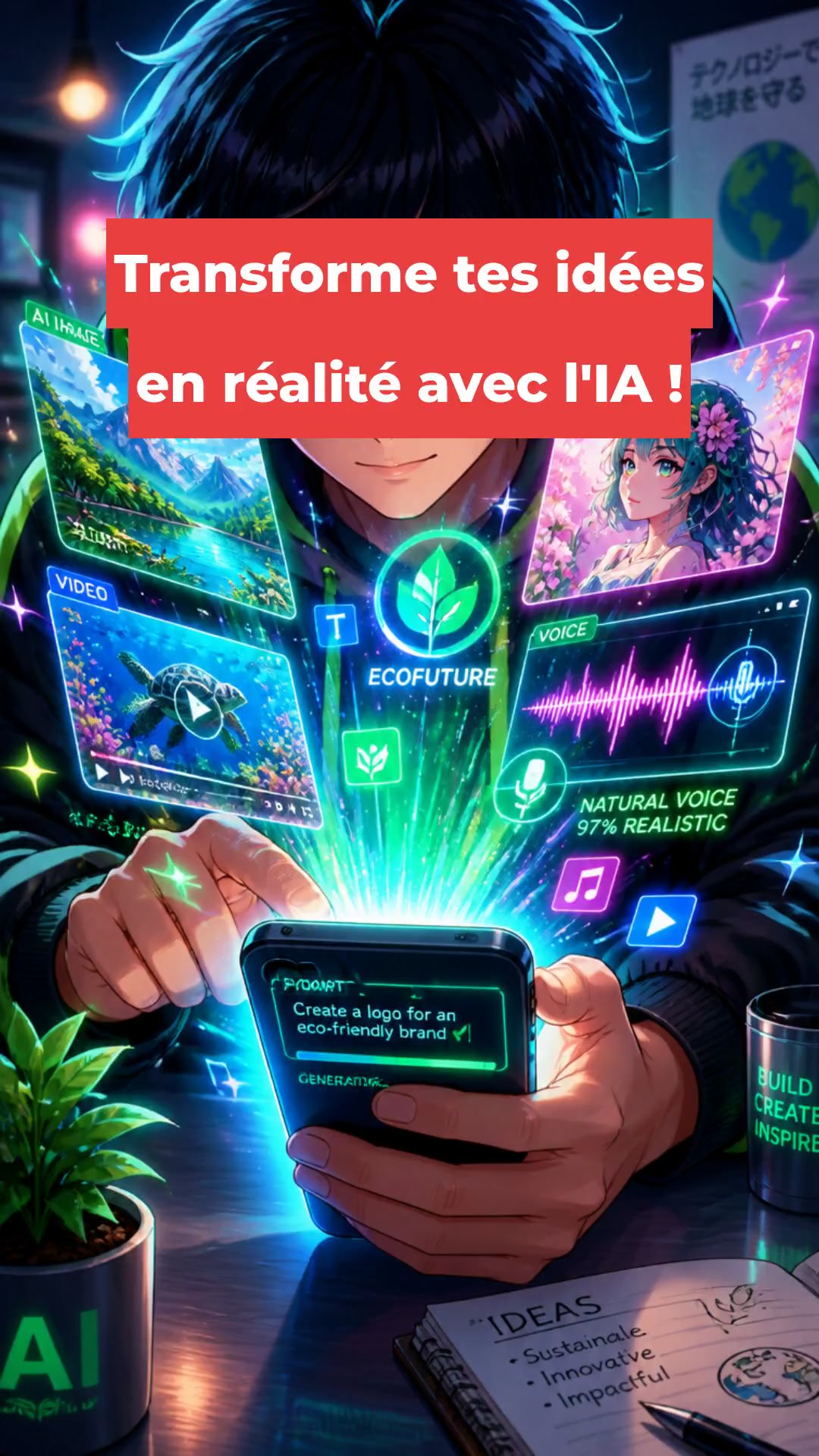 Transforme tes idées en réalité avec l'IA !