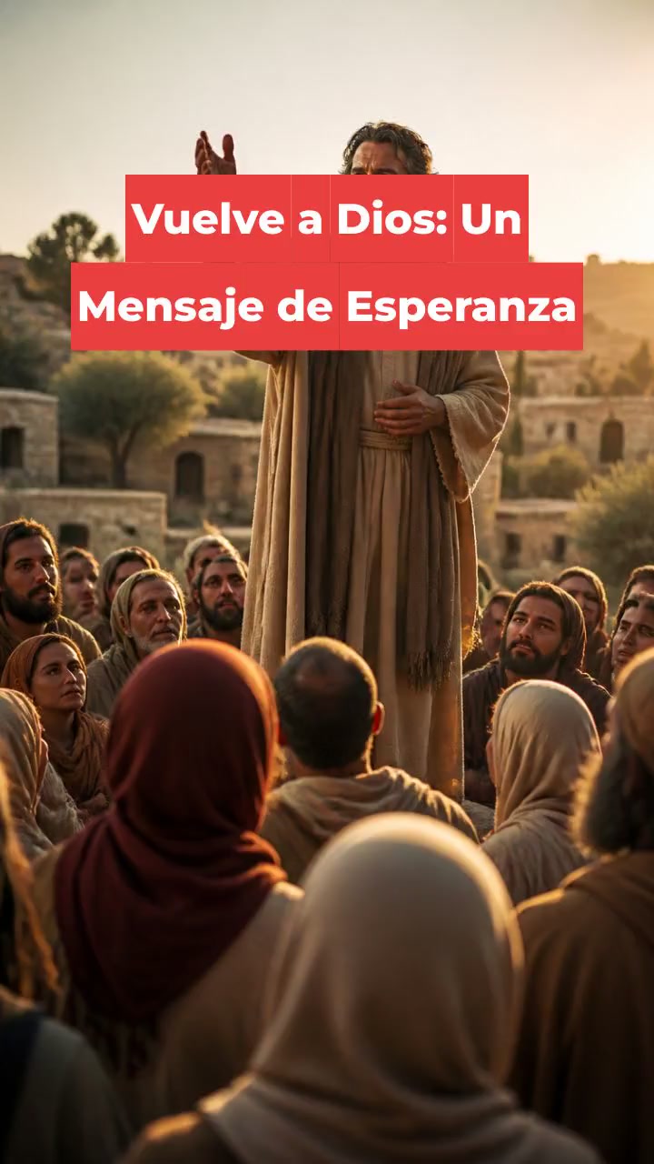 Vuelve a Dios: Un Mensaje de Esperanza