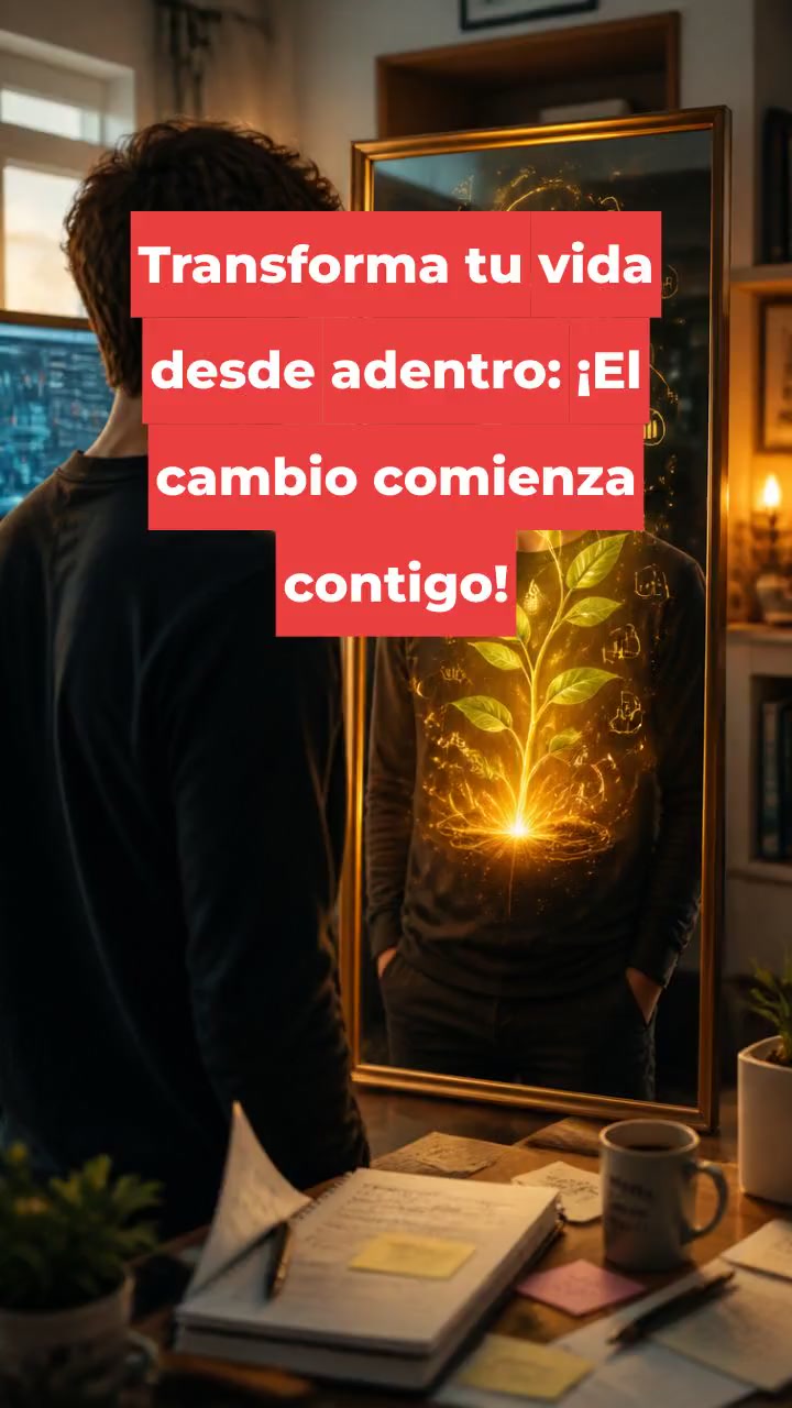 Transforma tu vida desde adentro: ¡El cambio comienza contigo!