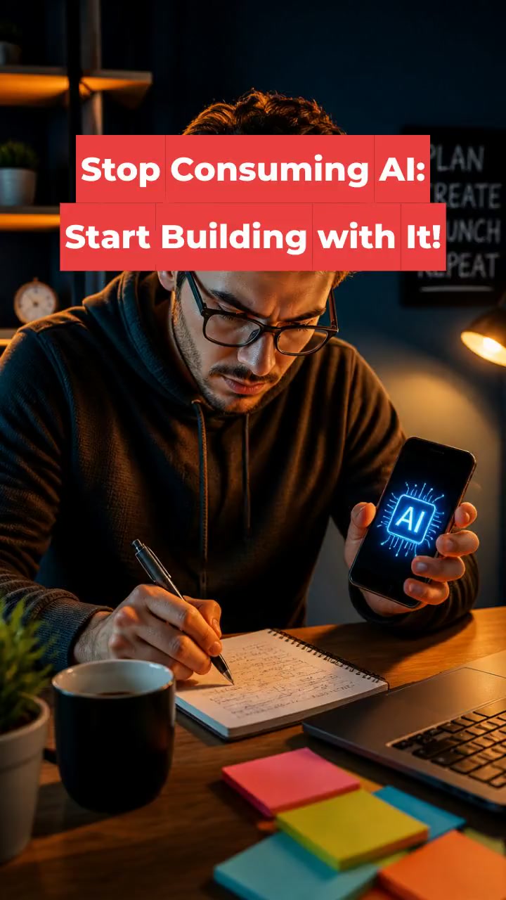 Stop Consuming AI: Start Building with It!