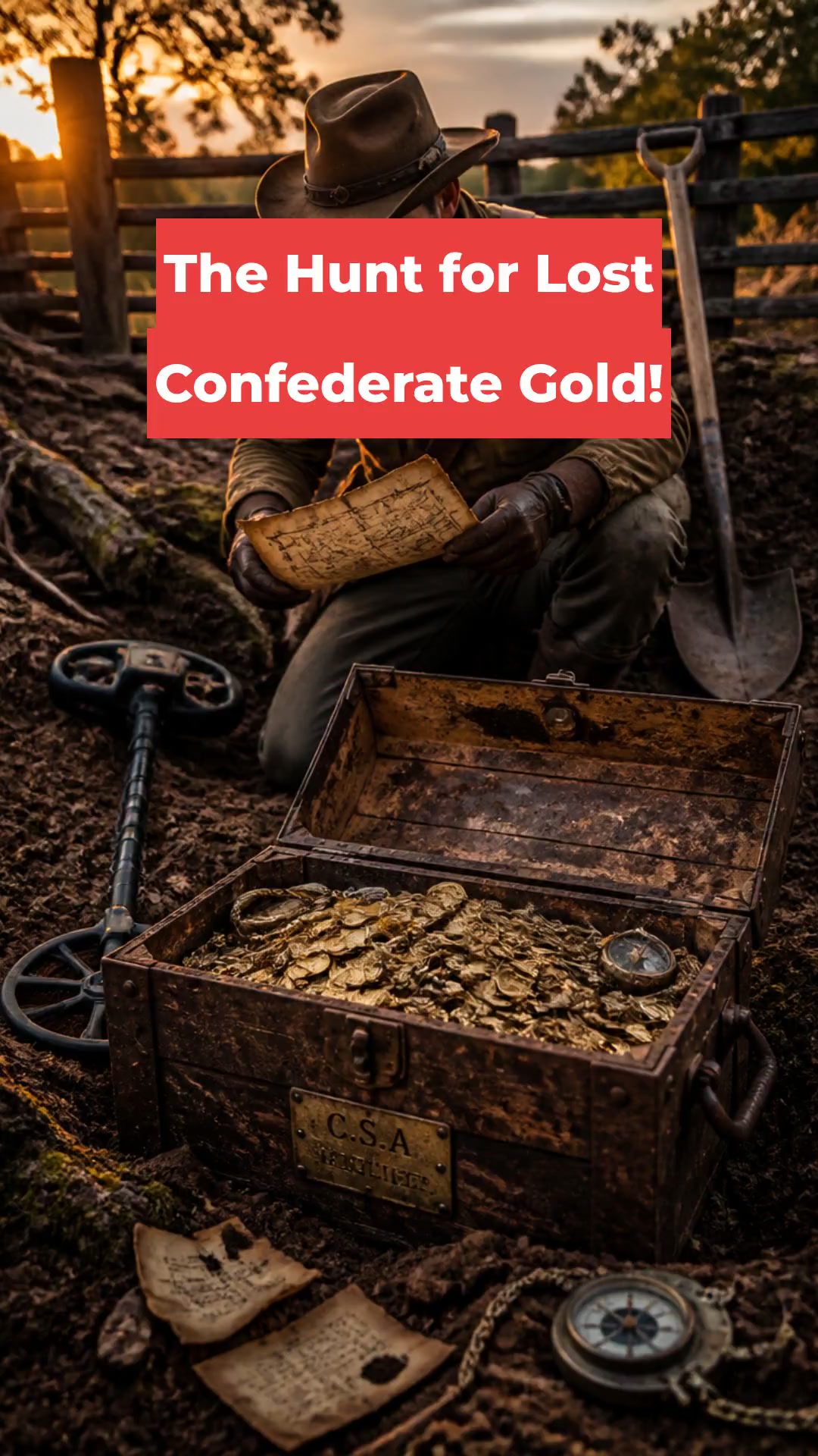 The Hunt for Lost Confederate Gold!