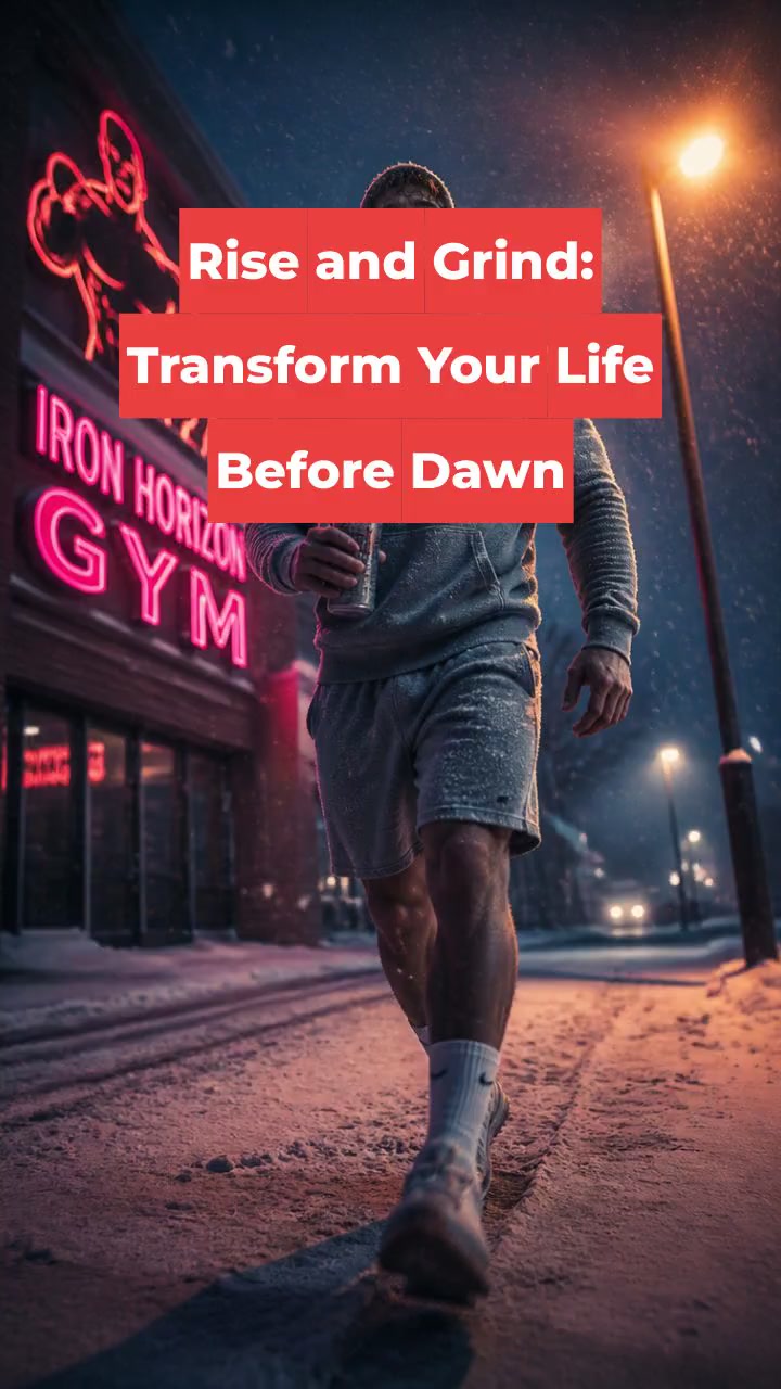 Rise and Grind: Transform Your Life Before Dawn
