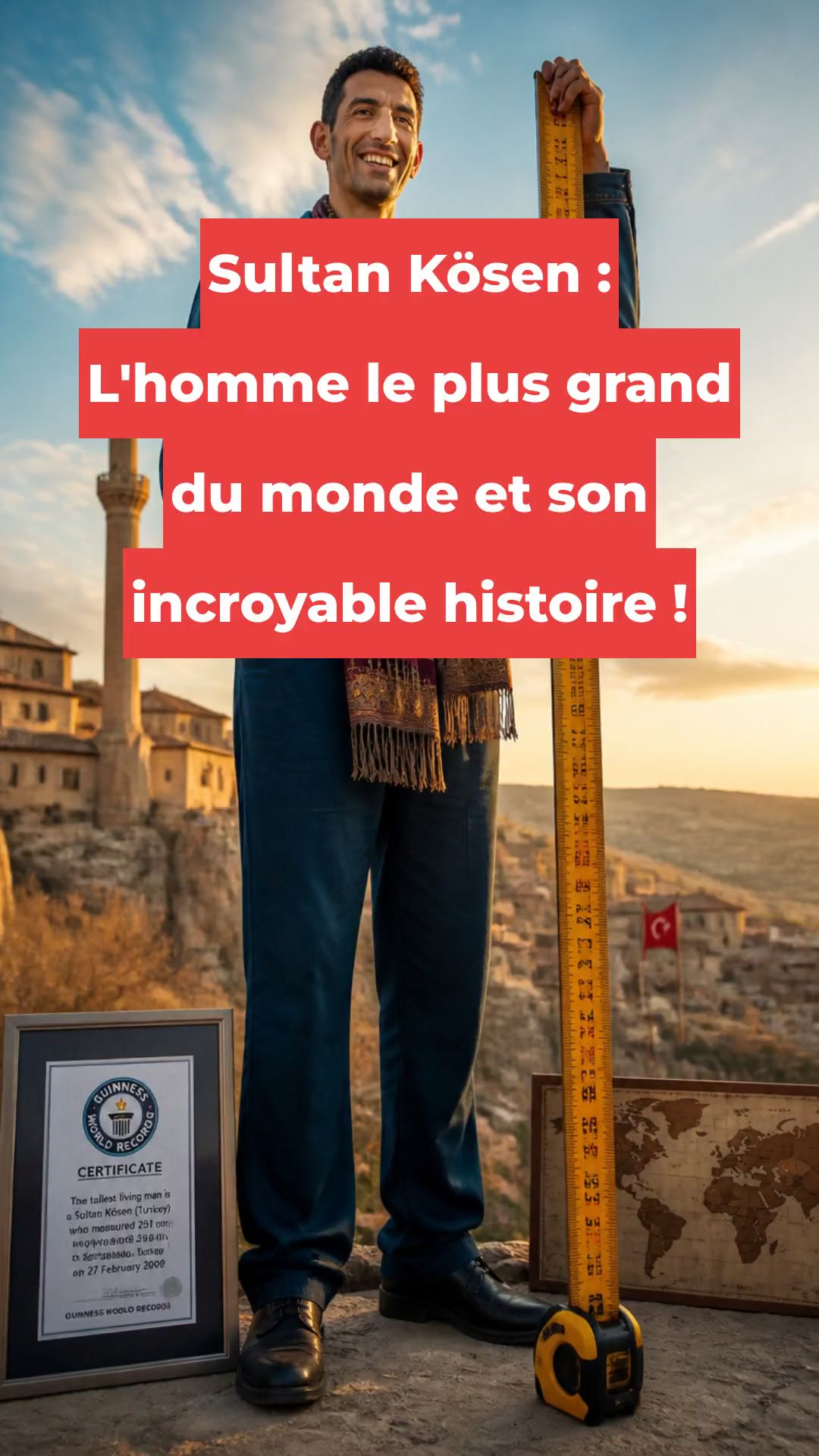 Sultan Kösen : L'homme le plus grand du monde et son incroyable histoire !