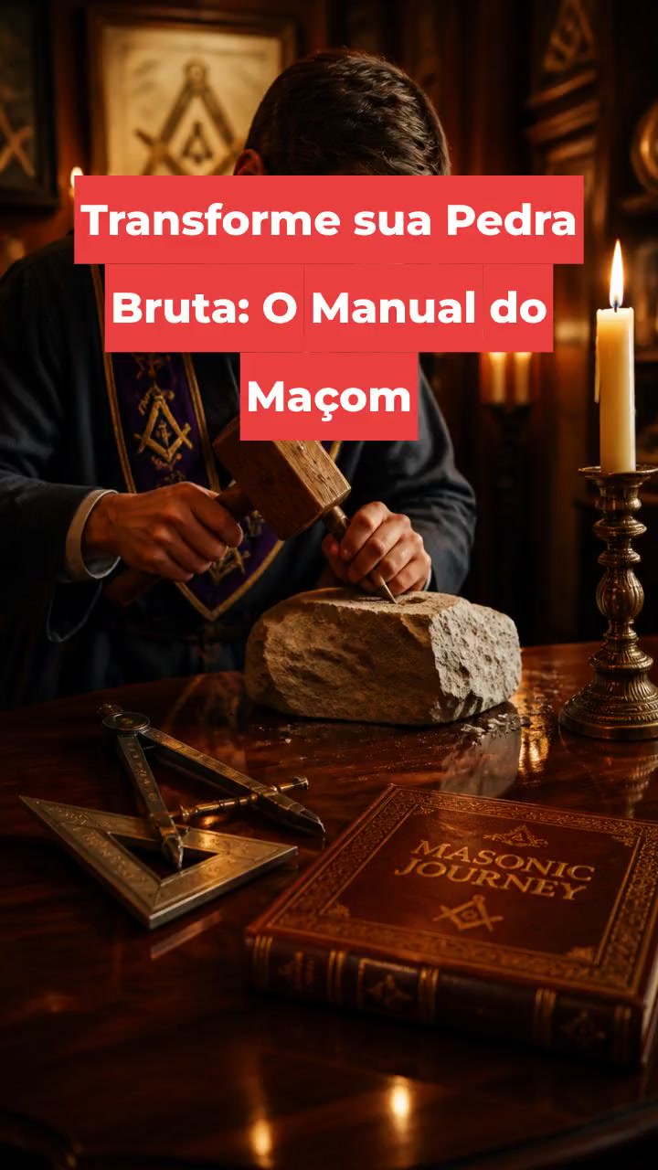 Transforme sua Pedra Bruta: O Manual do Maçom