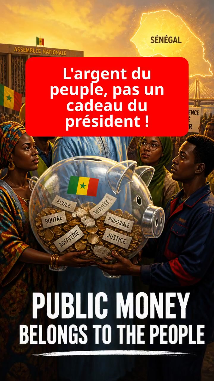 L'argent du peuple, pas un cadeau du président !