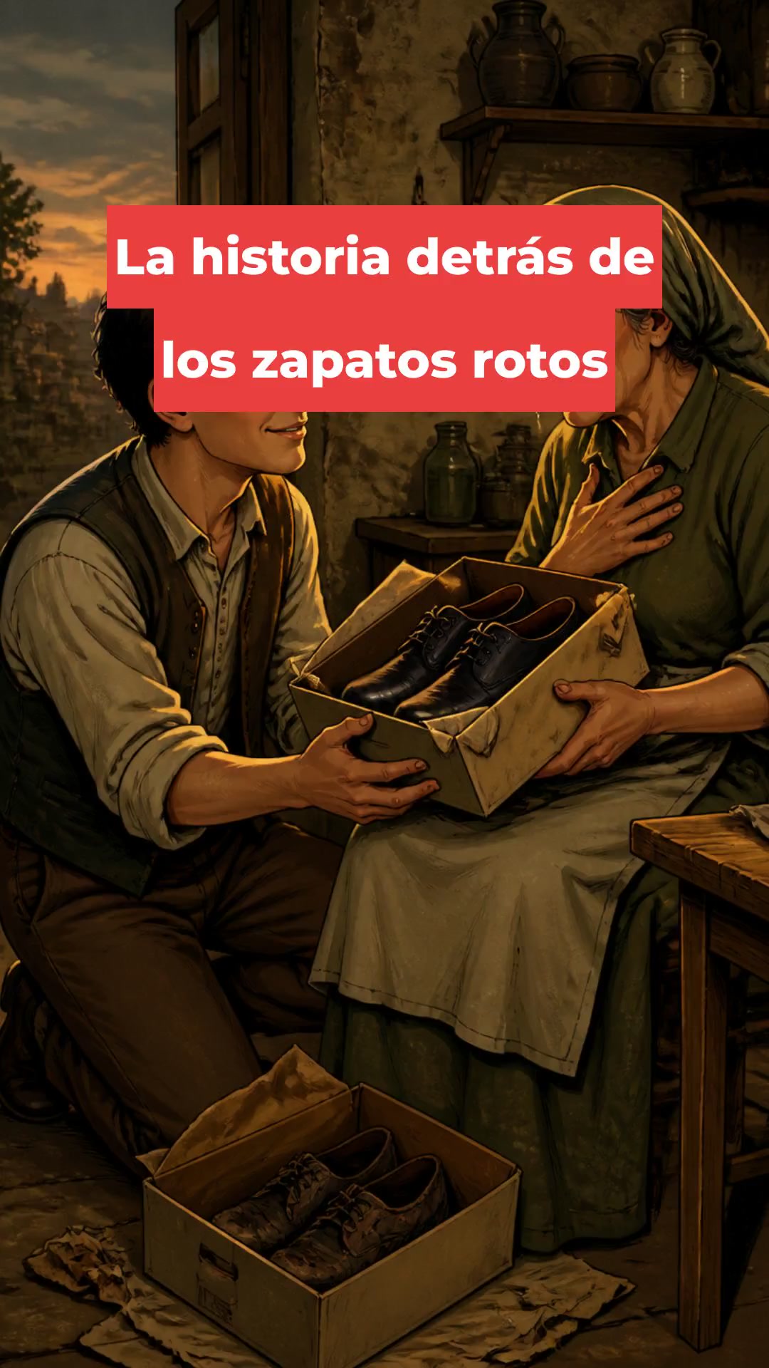 La historia detrás de los zapatos rotos