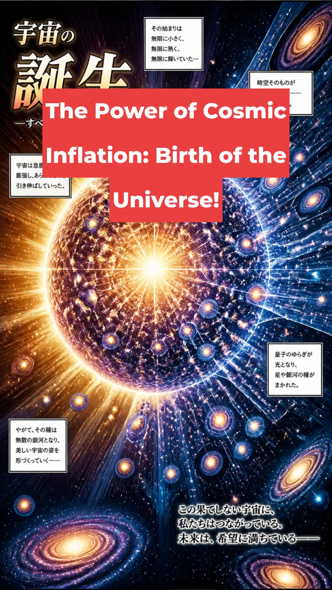 The Power of Cosmic Inflation: Birth of the Universe!