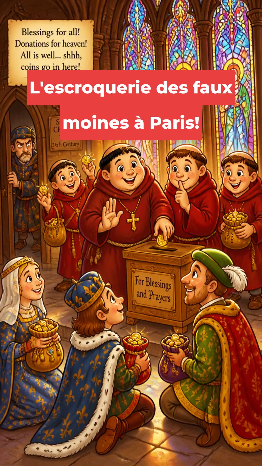 L'escroquerie des faux moines à Paris!