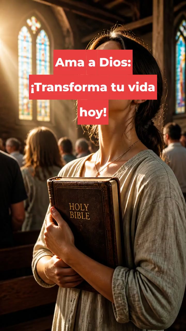 Ama a Dios: ¡Transforma tu vida hoy!