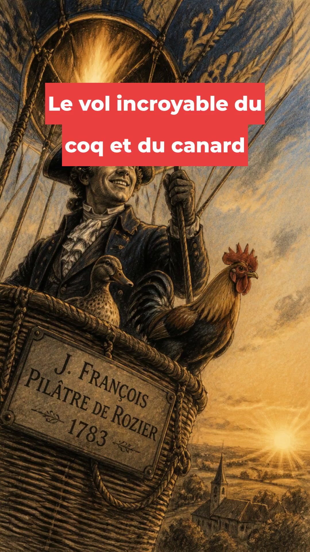 Le vol incroyable du coq et du canard