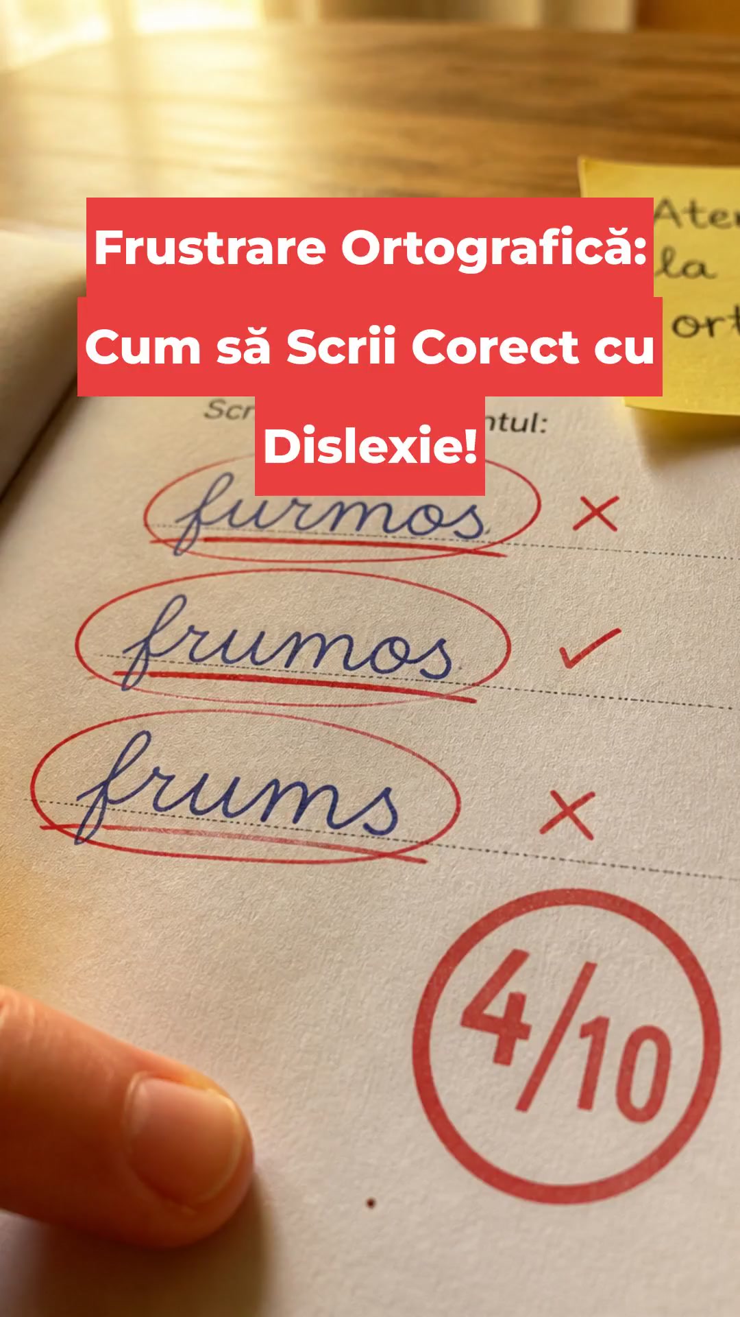 Frustrare Ortografică: Cum să Scrii Corect cu Dislexie!