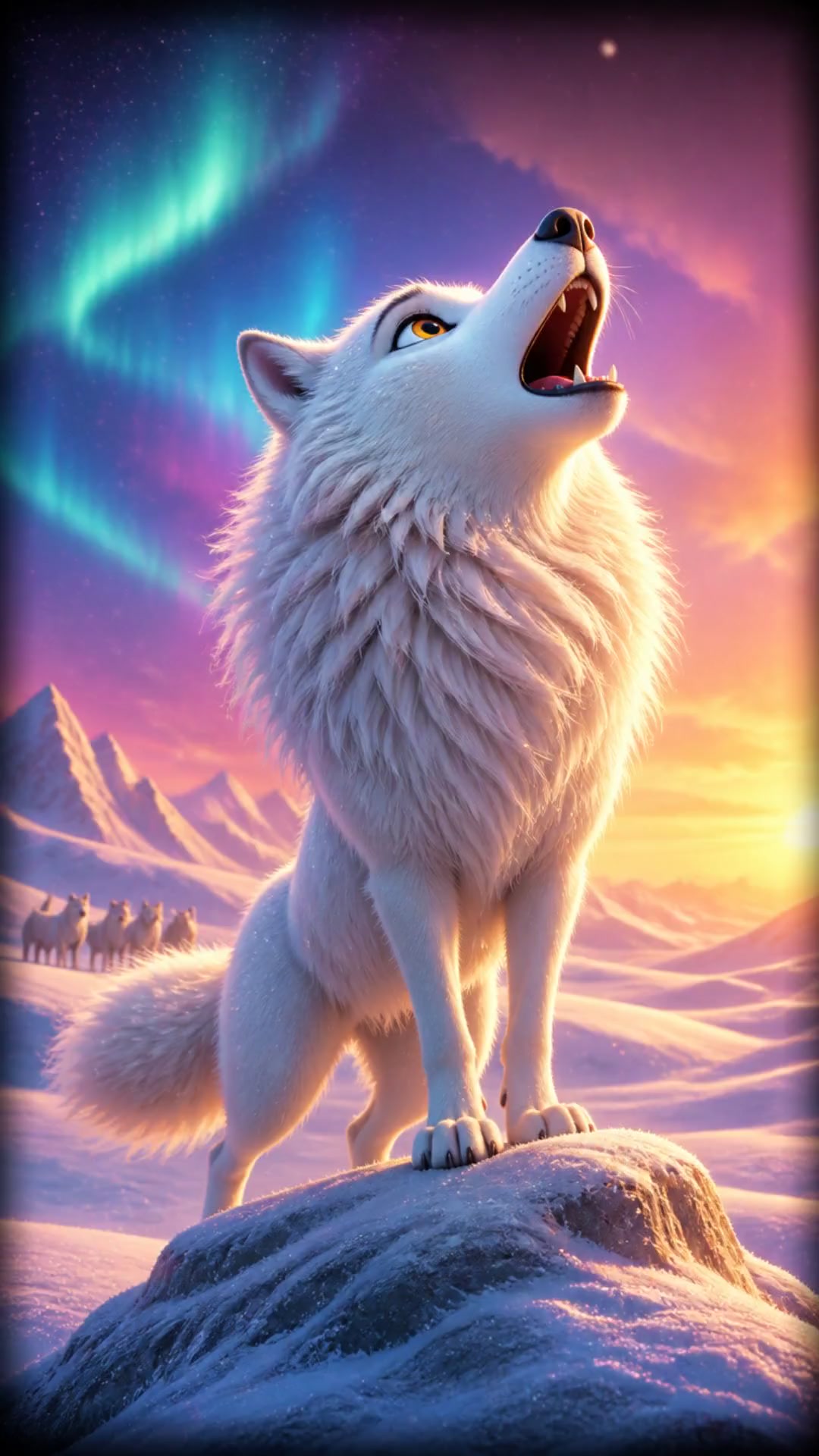 Découvrez le loup blanc : maître des glaces arctiques !
