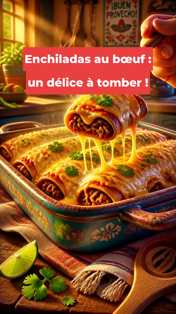 Enchiladas au bœuf : un délice à tomber !