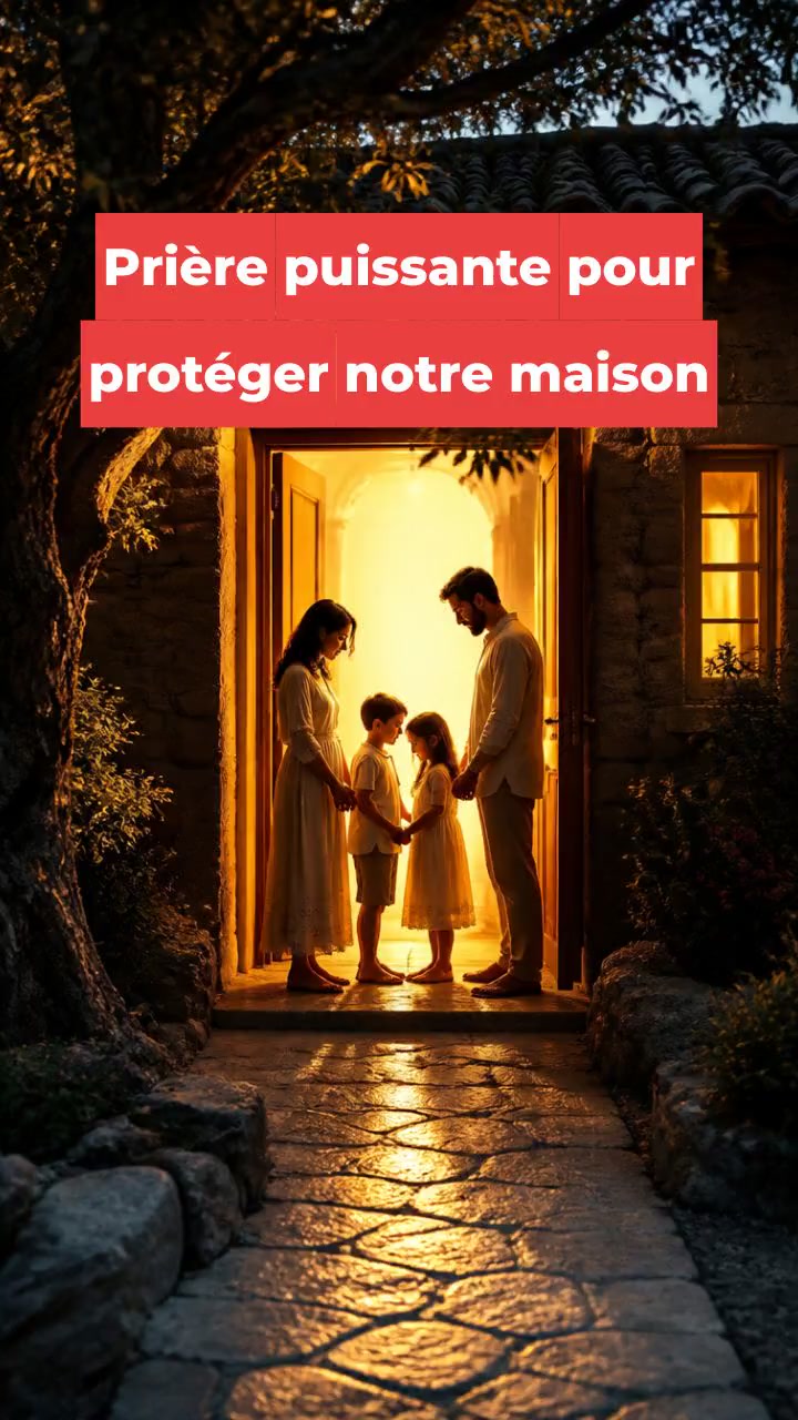 Prière puissante pour protéger notre maison