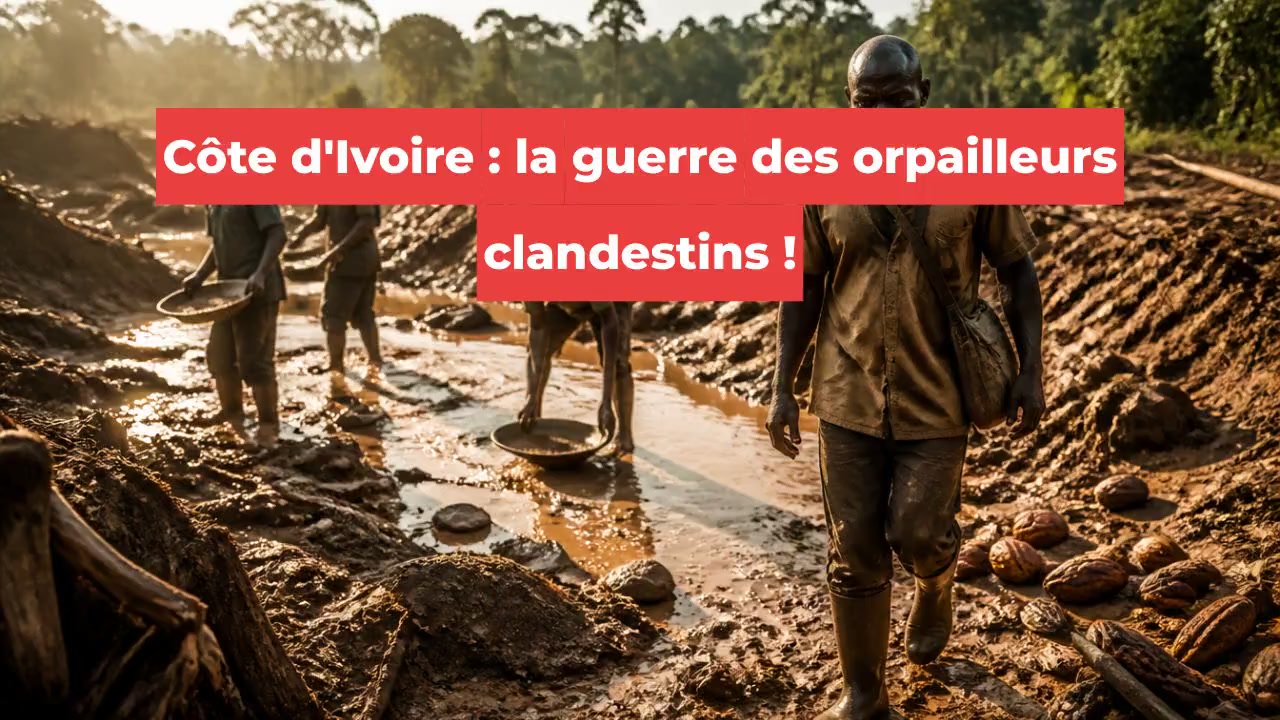 Côte d'Ivoire : la guerre des orpailleurs clandestins !
