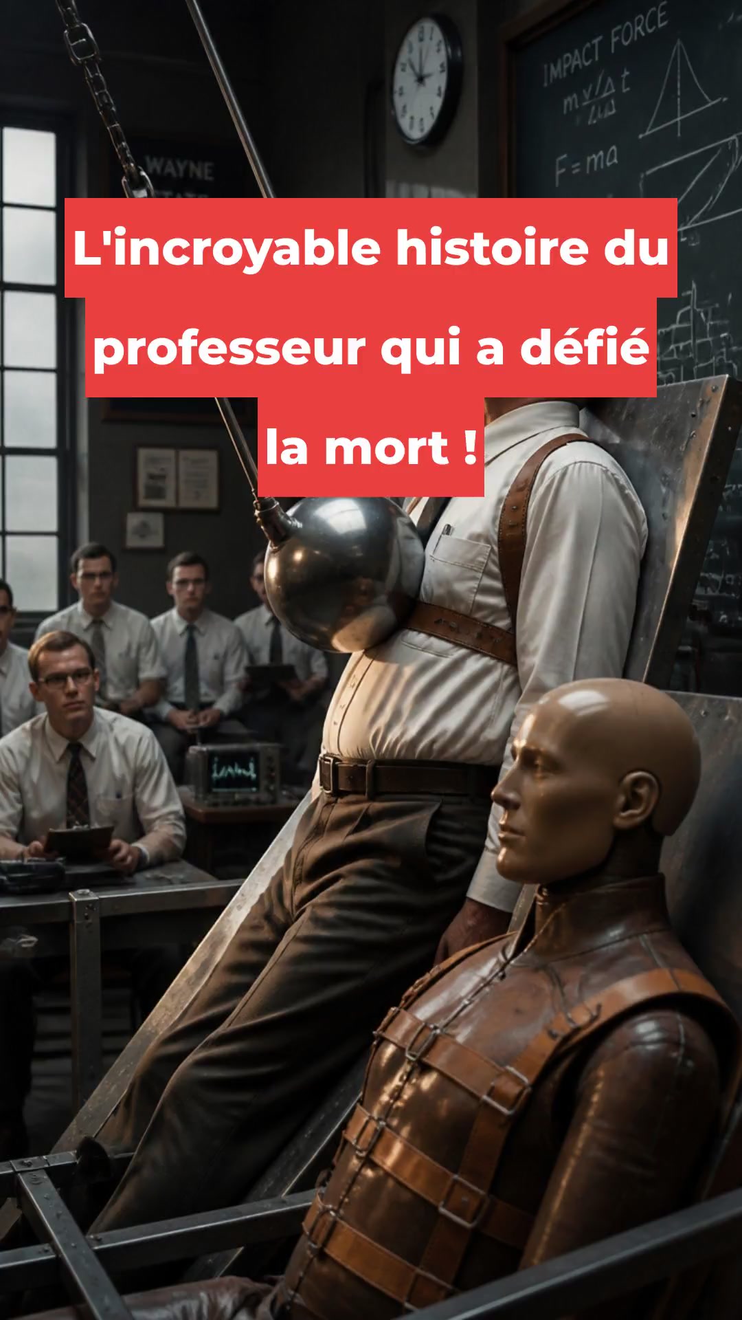 L'incroyable histoire du professeur qui a défié la mort !