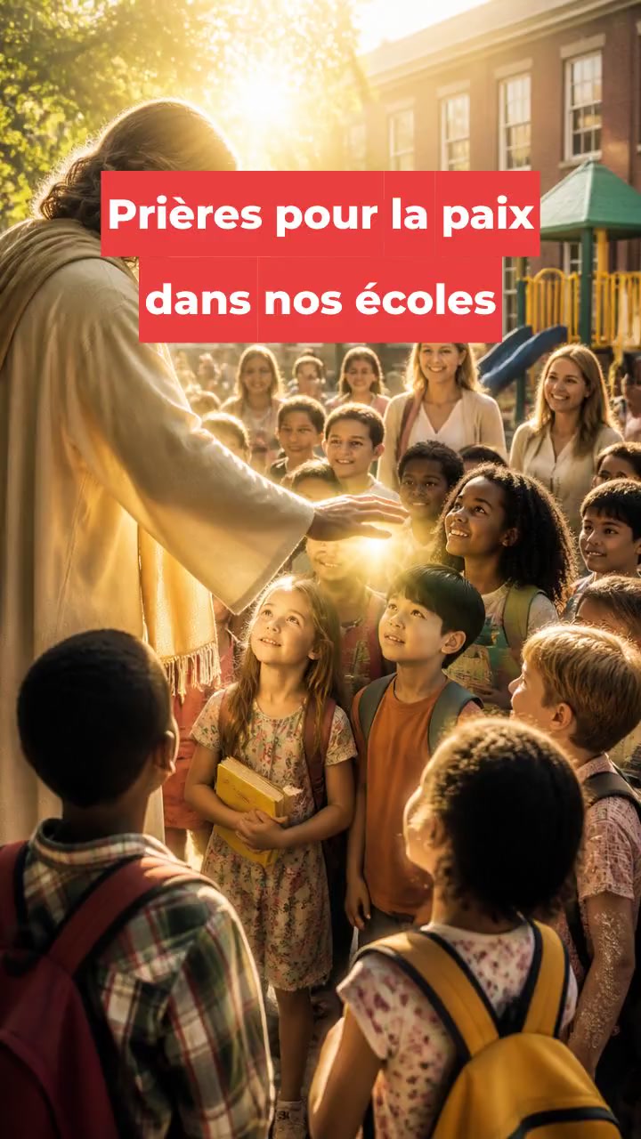 Prières pour la paix dans nos écoles