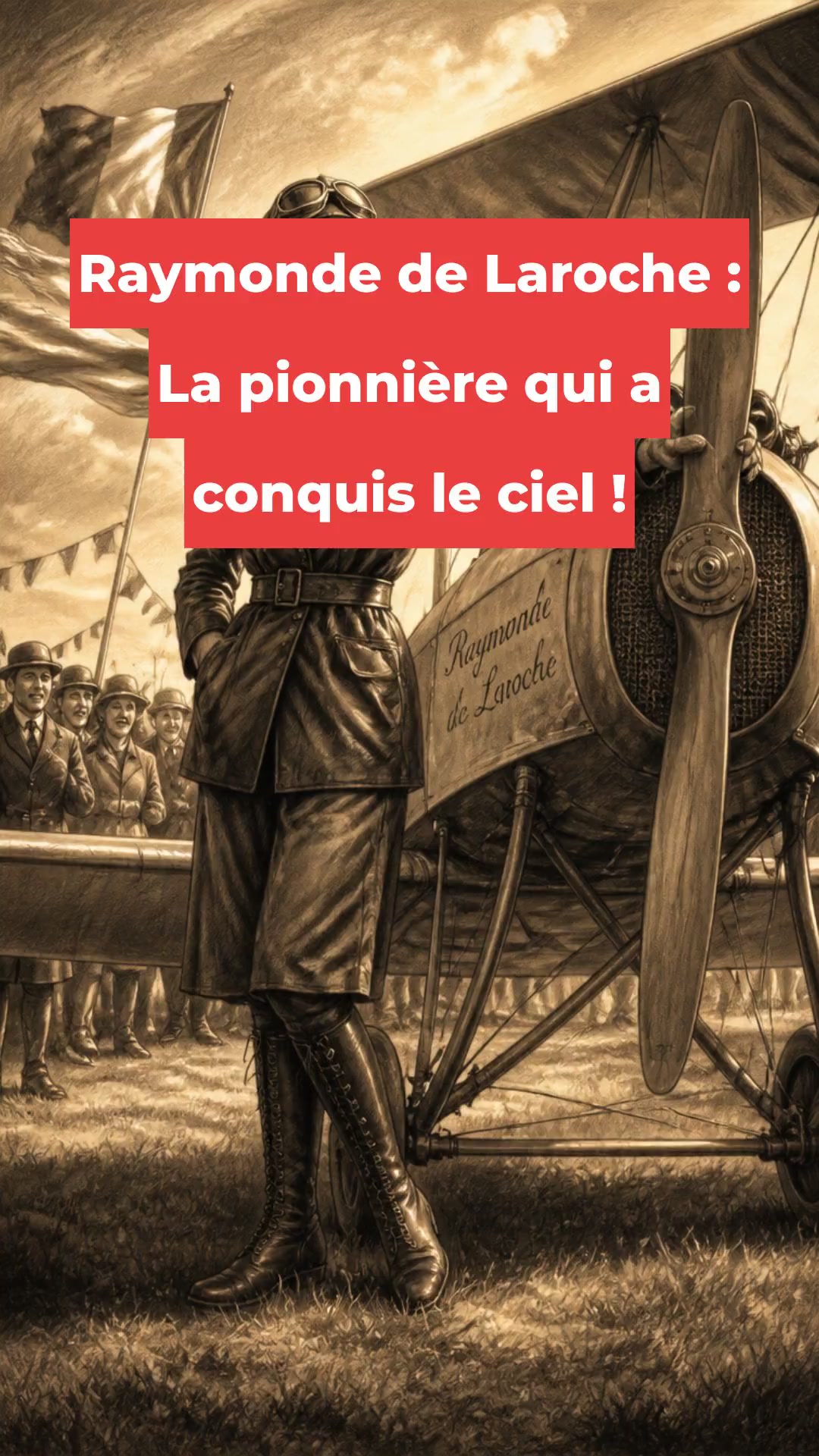 Raymonde de Laroche : La pionnière qui a conquis le ciel !