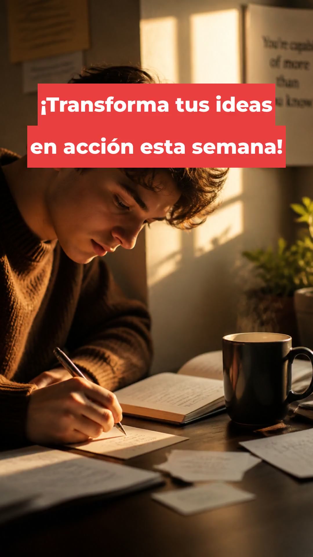 ¡Transforma tus ideas en acción esta semana!