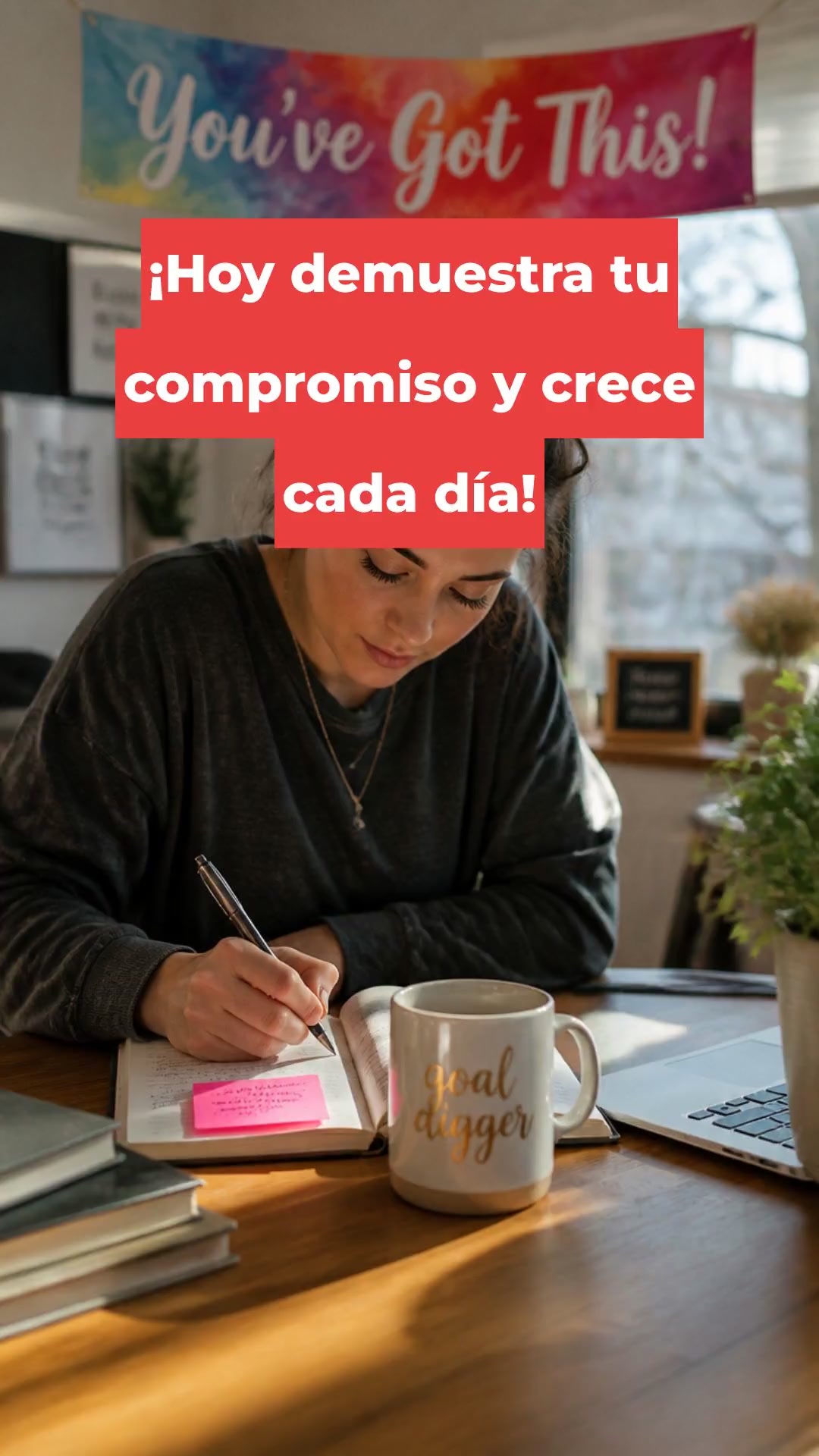 ¡Hoy demuestra tu compromiso y crece cada día!
