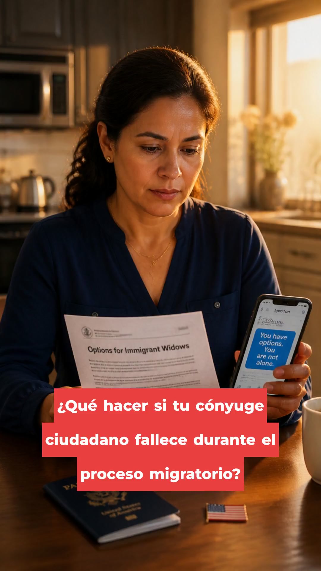 ¿Qué hacer si tu cónyuge ciudadano fallece durante el proceso migratorio?