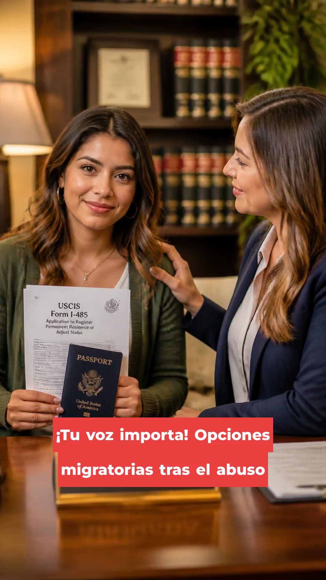 ¡Tu voz importa! Opciones migratorias tras el abuso