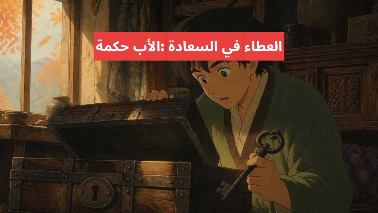 حكمة الأب: السعادة في العطاء