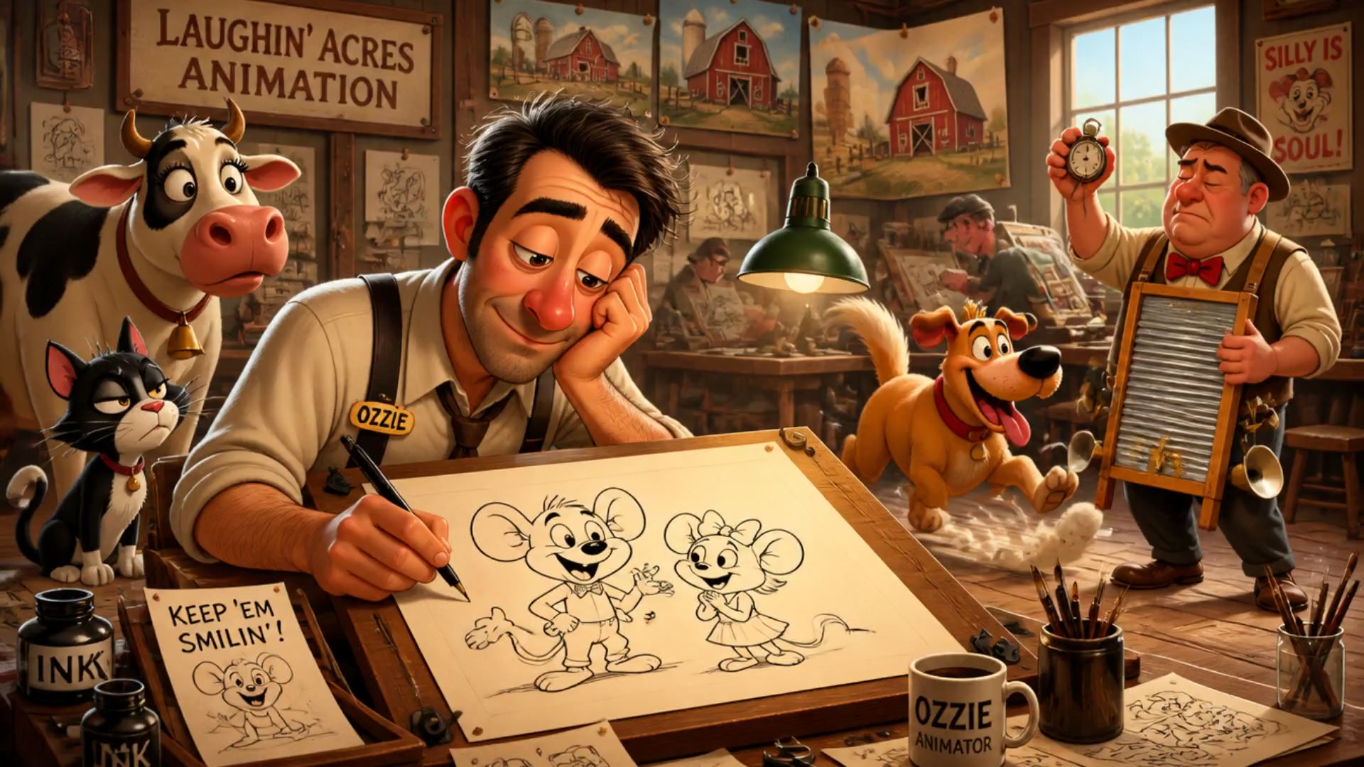 The Plucky Mouse Dilemma: A Cartooning Catastrophe!