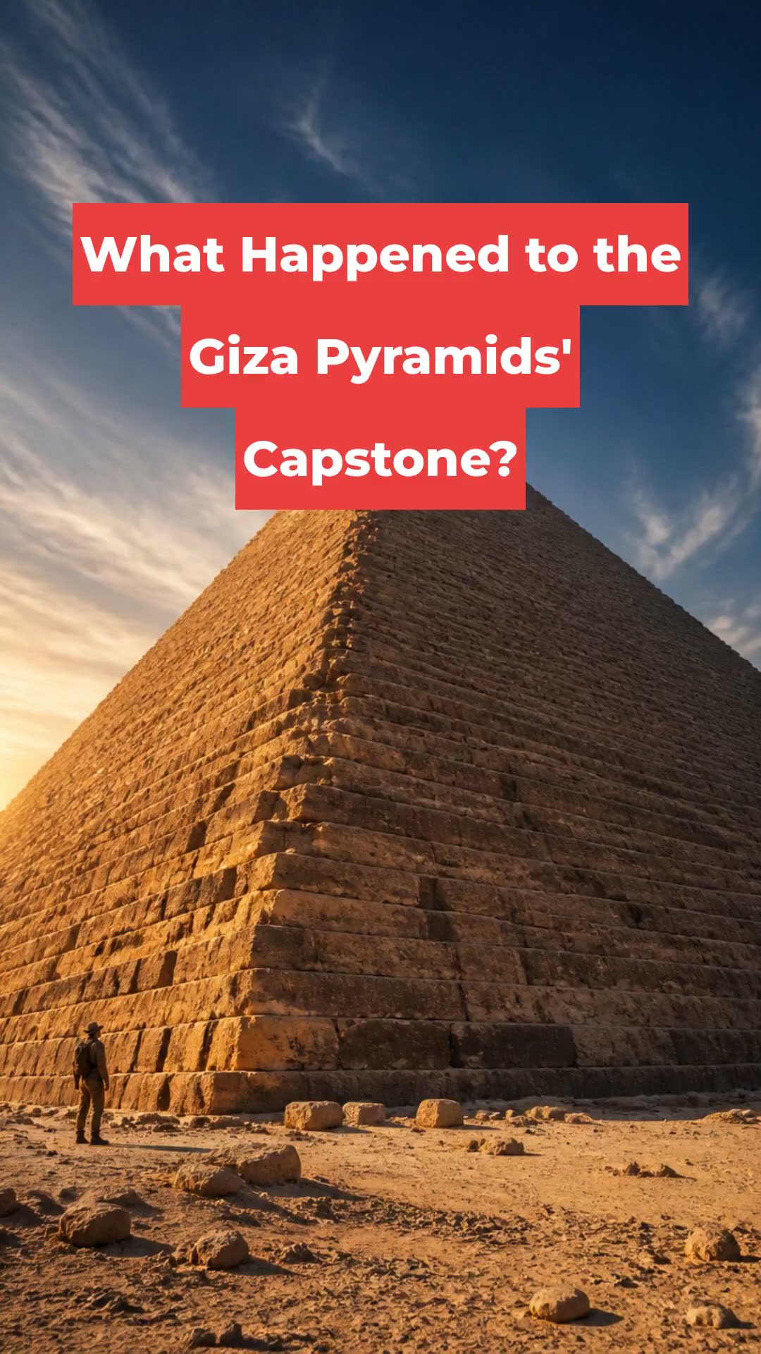 What Happened to the Giza Pyramids' Capstone?