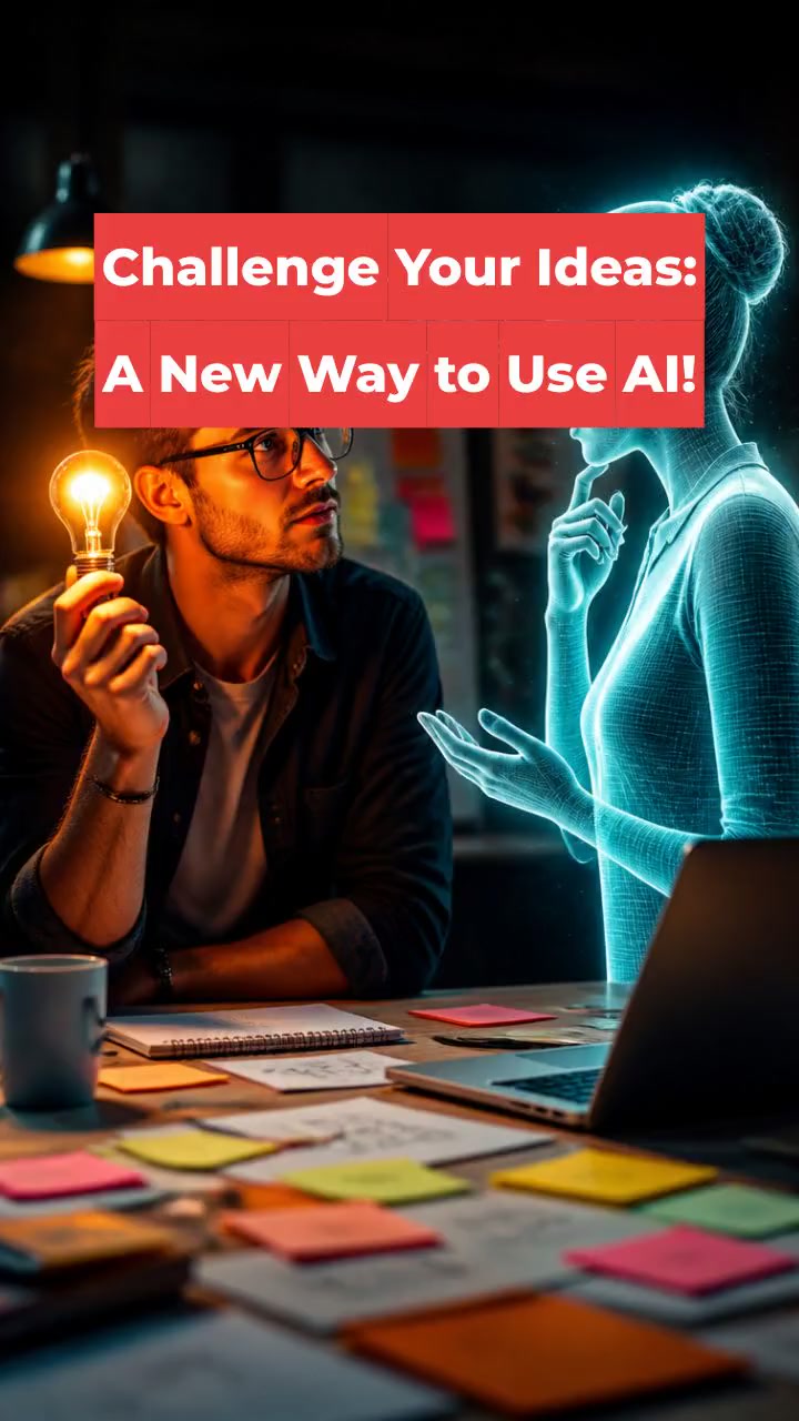 Challenge Your Ideas: A New Way to Use AI!