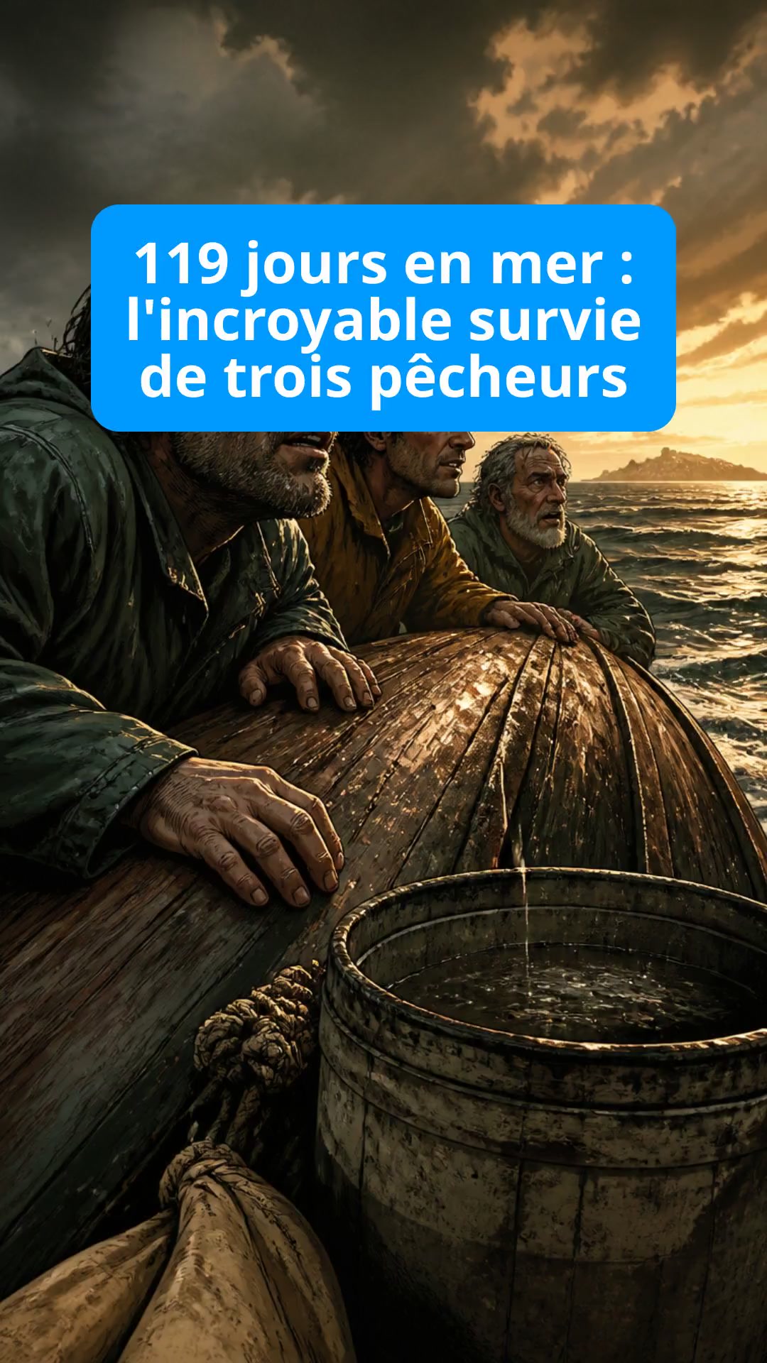 119 jours en mer : l'incroyable survie de trois pêcheurs