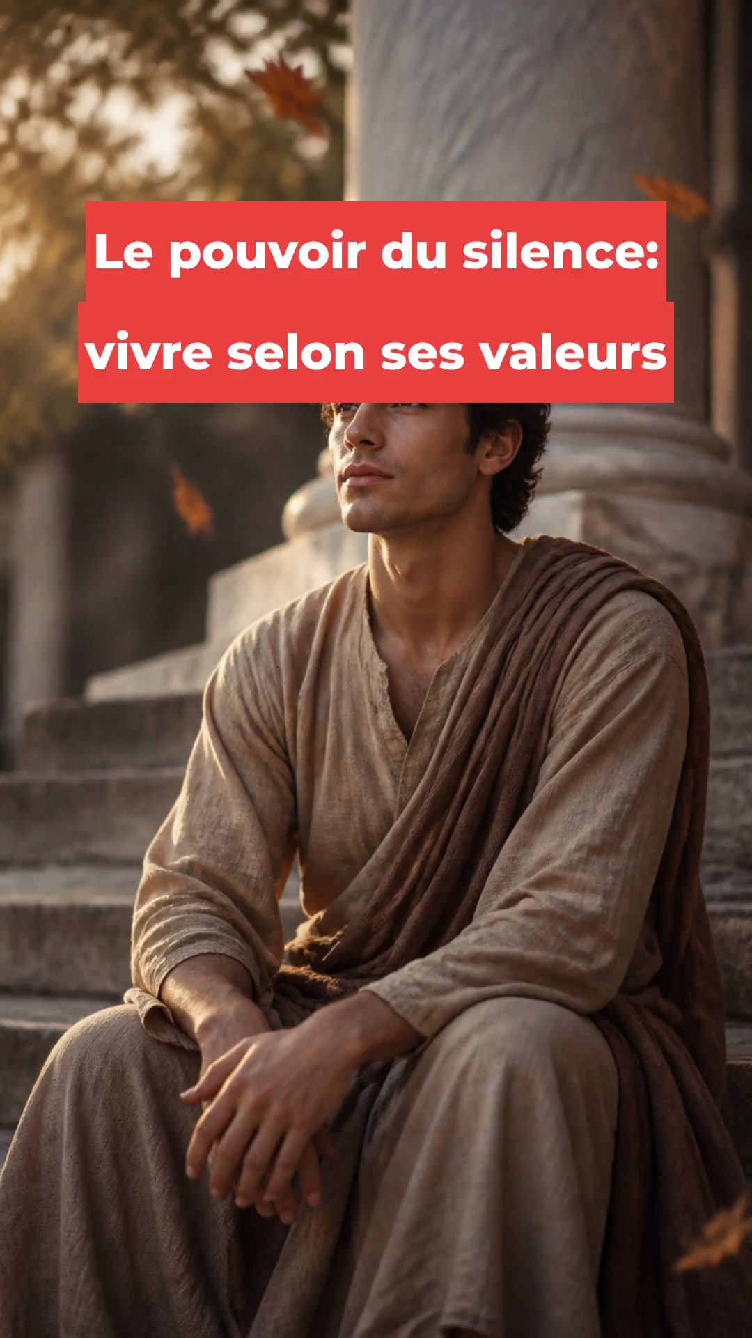 Le pouvoir du silence: vivre selon ses valeurs