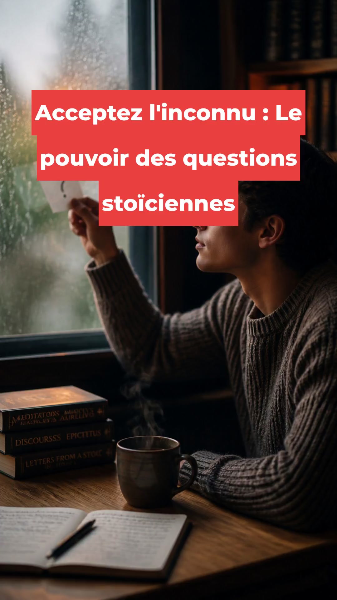 Acceptez l'inconnu : Le pouvoir des questions stoïciennes