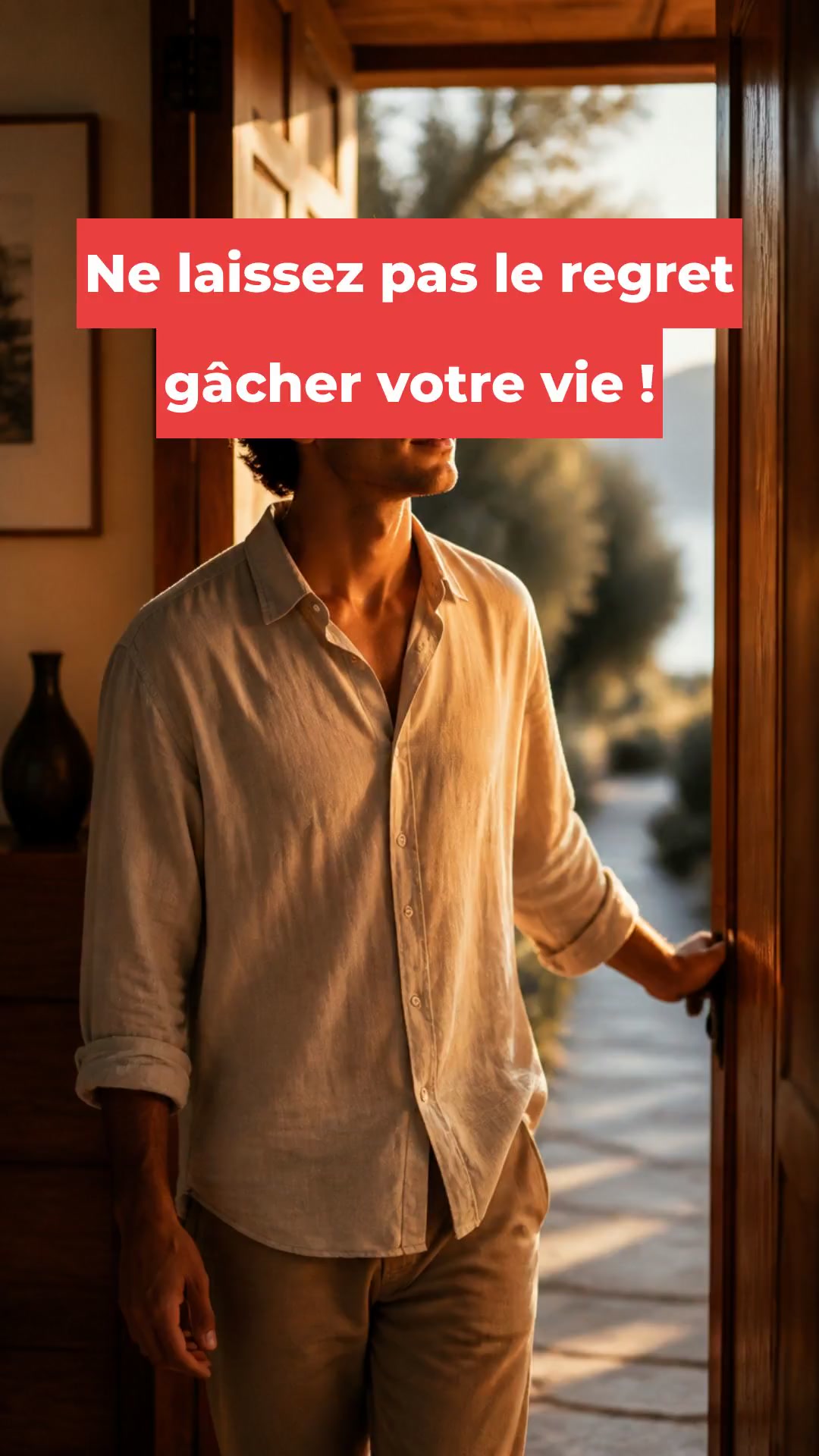 Ne laissez pas le regret gâcher votre vie !