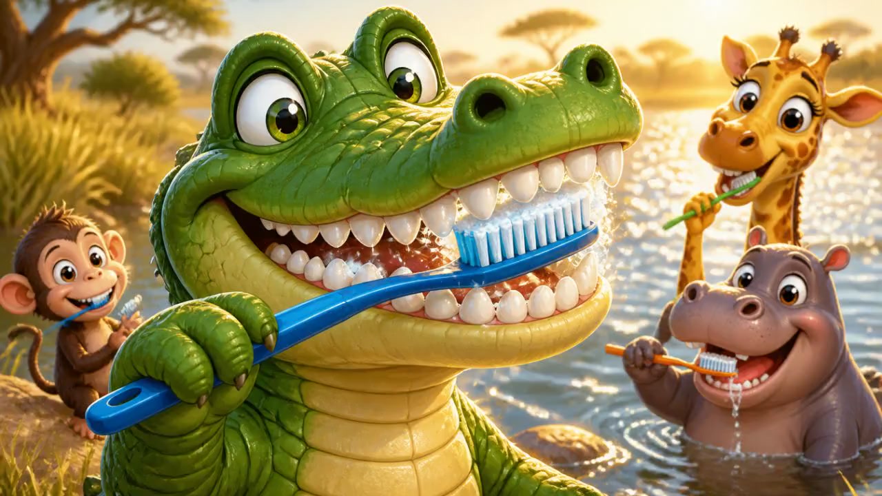 Coco, le crocodile aux dents éclatantes !