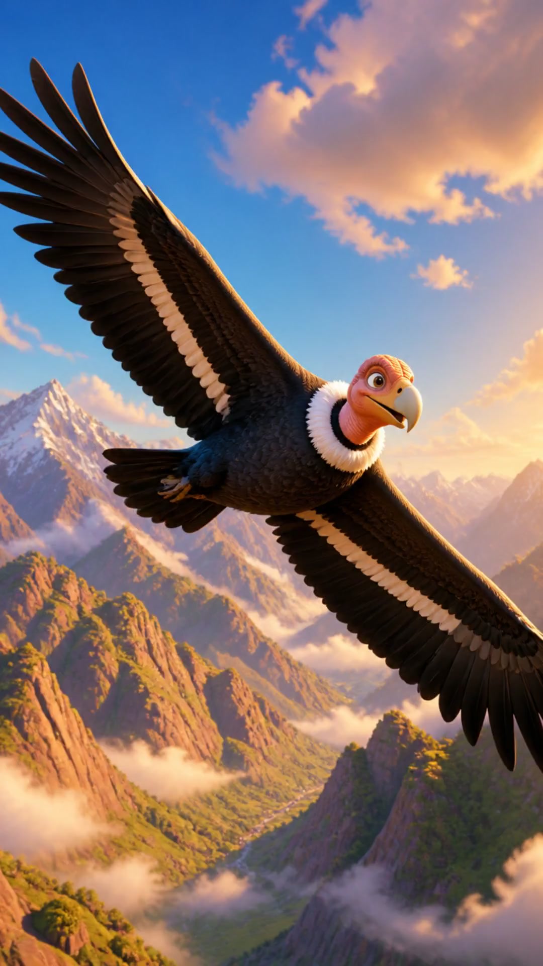 Le Condor des Andes : Maître du Ciel Sud-Américain